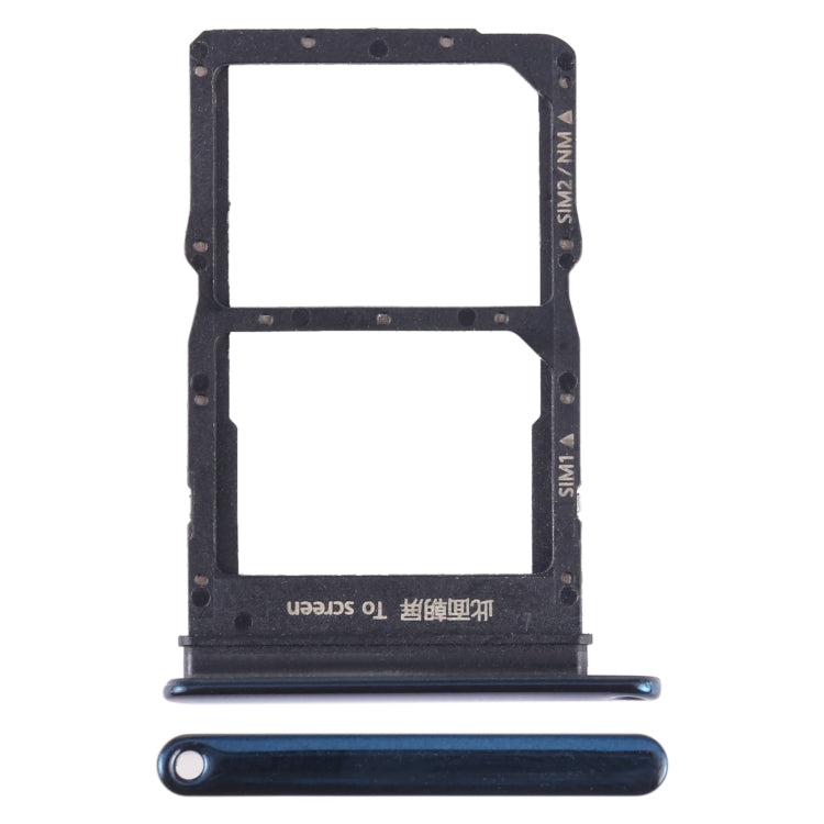 For Honor X10 Pro SIM + SIM / NM Card Tray (Blue) - Card Socket by PMc TechLife | Online Shopping South Africa | PMc TechLife | Buy Now Pay Later Mobicred