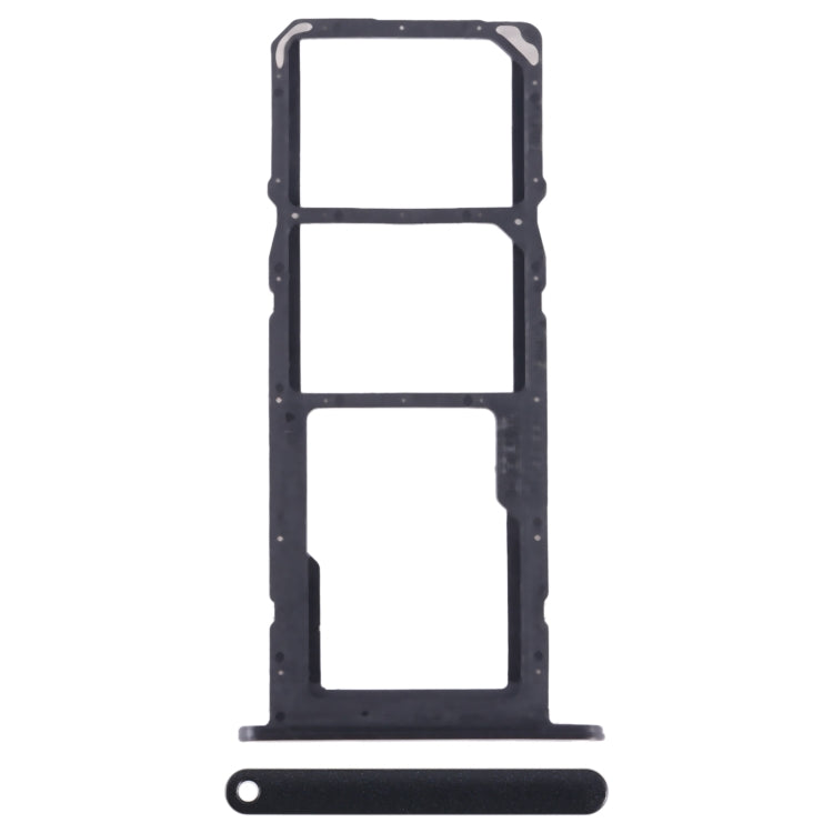 For Honor X10 Lite SIM + SIM + Micro SD Card Tray (Black) - Card Socket by PMc TechLife | Online Shopping South Africa | PMc TechLife | Buy Now Pay Later Mobicred