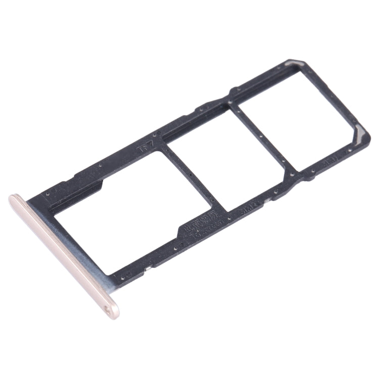 For Honor X10 Lite SIM + SIM + Micro SD Card Tray (Gold) - Card Socket by PMc TechLife | Online Shopping South Africa | PMc TechLife | Buy Now Pay Later Mobicred
