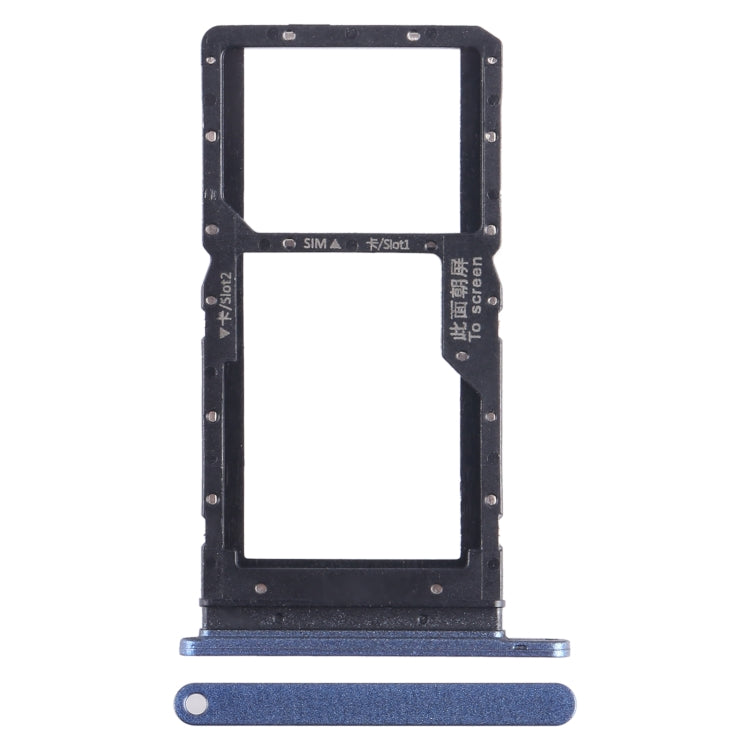 For Honor Play 5T SIM + SIM Card Tray (Blue) - Card Socket by PMc TechLife | Online Shopping South Africa | PMc TechLife | Buy Now Pay Later Mobicred
