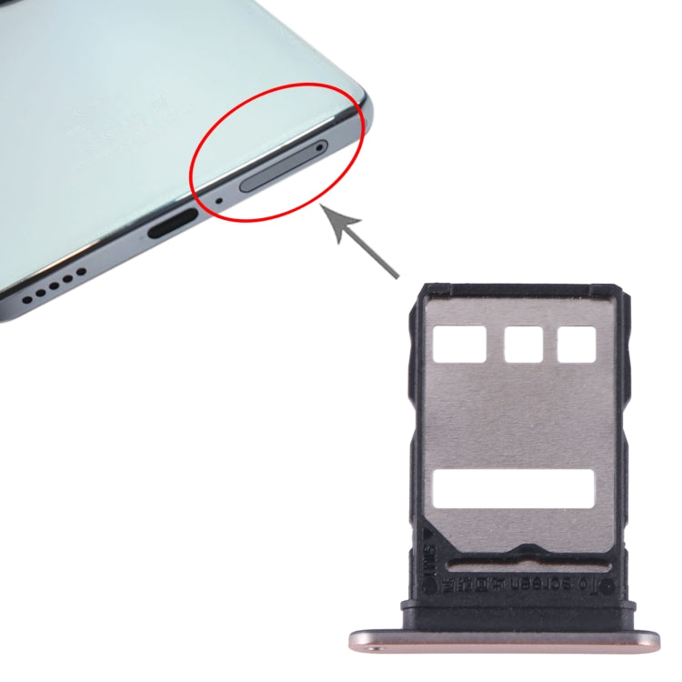 For Honor X9a SIM Card Tray (Gold) - Card Socket by PMc TechLife | Online Shopping South Africa | PMc TechLife | Buy Now Pay Later Mobicred
