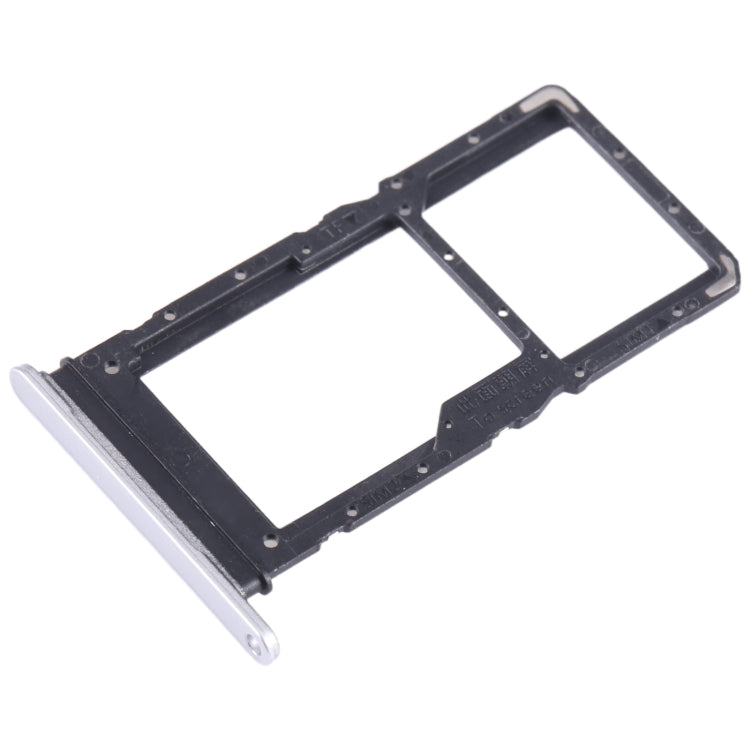 For Honor X8 5G SIM + SIM / Micro SD Card Tray (Silver) - Card Socket by PMc TechLife | Online Shopping South Africa | PMc TechLife | Buy Now Pay Later Mobicred