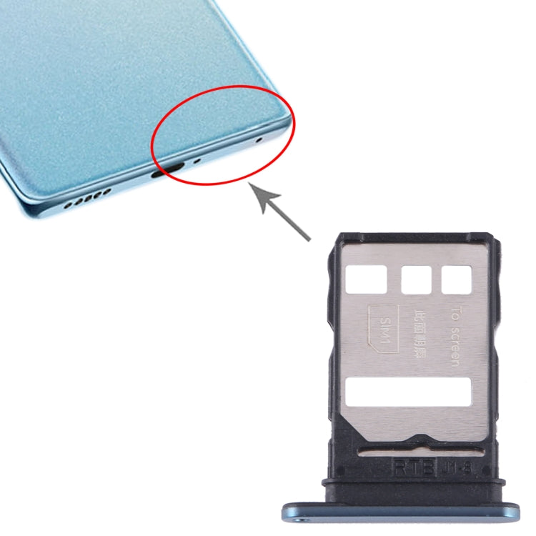 For Honor 70 Pro+ SIM + SIM Card Tray (Green) - Card Socket by PMc TechLife | Online Shopping South Africa | PMc TechLife | Buy Now Pay Later Mobicred