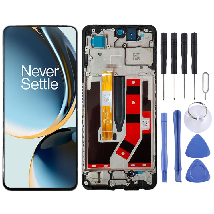 For OnePlus Nord N30 5G 2023 CPH2513 LCD Screen Digitizer Full Assembly with Frame (Black) - LCD Screen by PMC TechLife | Online Shopping South Africa | PMC TechLife | Buy Now Pay Later Mobicred