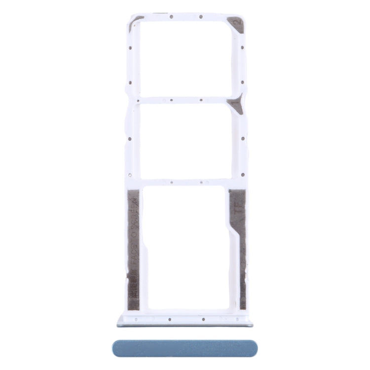For Xiaomi Poco M4 Pro SIM Card Tray + SIM Card Tray + Micro SD Card Tray (Baby Blue) - Card Tray by PMC TechLife | Online Shopping South Africa | PMC TechLife