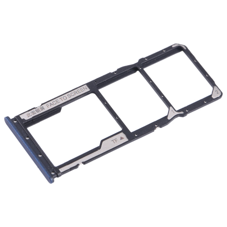 For Xiaomi Redmi 12C SIM Card Tray + SIM Card Tray + Micro SD Card Tray (Blue) - Card Tray by PMC TechLife | Online Shopping South Africa | PMC TechLife
