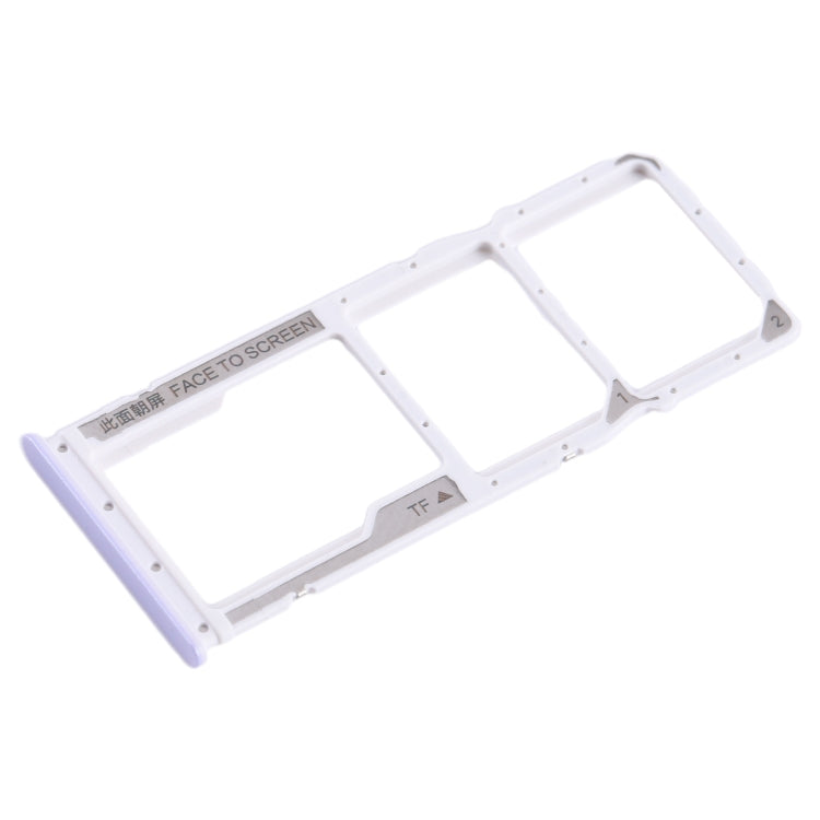 For Xiaomi Redmi 12C SIM Card Tray + SIM Card Tray + Micro SD Card Tray (Purple) - Card Tray by PMC TechLife | Online Shopping South Africa | PMC TechLife