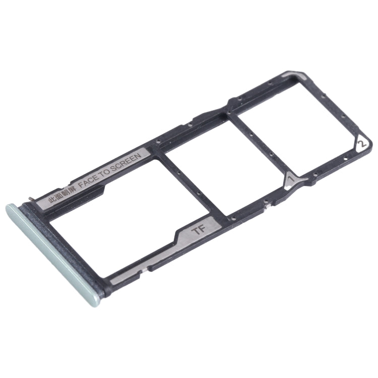 For Xiaomi Redmi 13C SIM Card Tray + SIM Card Tray + Micro SD Card Tray (Green) - Card Tray by PMC TechLife | Online Shopping South Africa | PMC TechLife