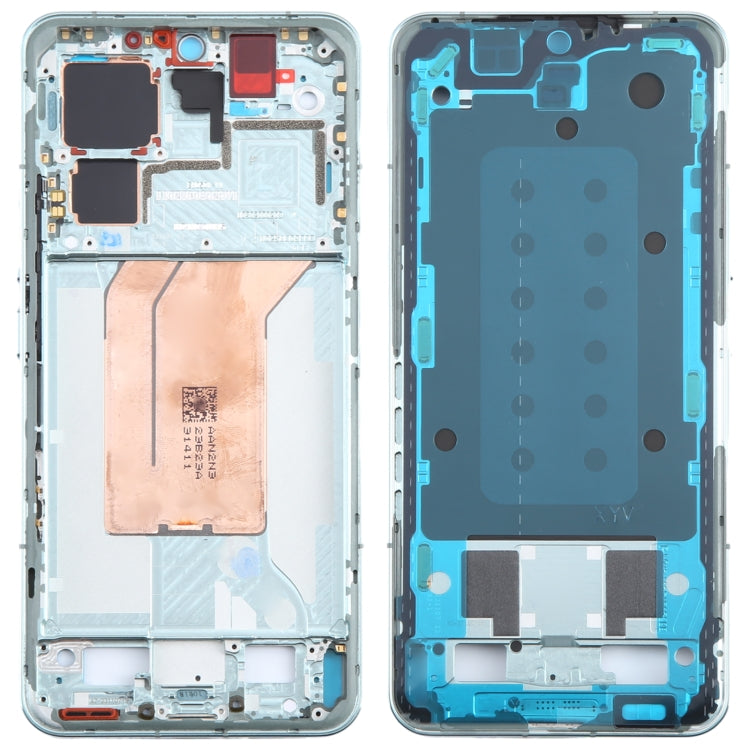 For Xiaomi 14 Pro Original Front Housing LCD Frame Bezel Plate (Green) - Frame Bezel Plate by PMC TechLife | Online Shopping South Africa | PMC TechLife