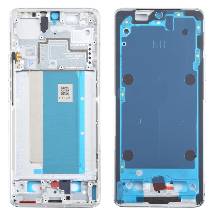 For Xiaomi Redmi K70 Original Front Housing LCD Frame Bezel Plate (White) - Frame Bezel Plate by PMC TechLife | Online Shopping South Africa | PMC TechLife