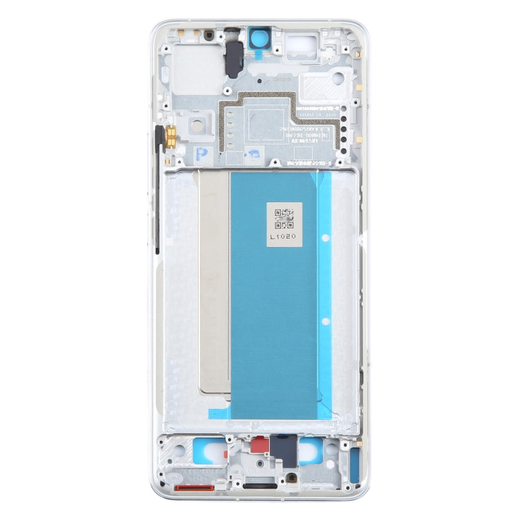 For Xiaomi Redmi K70 Original Front Housing LCD Frame Bezel Plate (White) - Frame Bezel Plate by PMC TechLife | Online Shopping South Africa | PMC TechLife