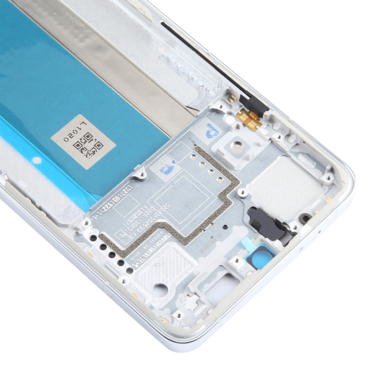 For Xiaomi Redmi K70 Original Front Housing LCD Frame Bezel Plate (White) - Frame Bezel Plate by PMC TechLife | Online Shopping South Africa | PMC TechLife