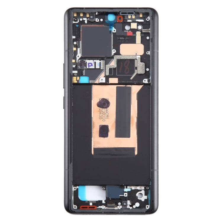 For Xiaomi 13 Ultra Original Front Housing LCD Frame Bezel Plate (Black) - Frame Bezel Plate by PMC TechLife | Online Shopping South Africa | PMC TechLife
