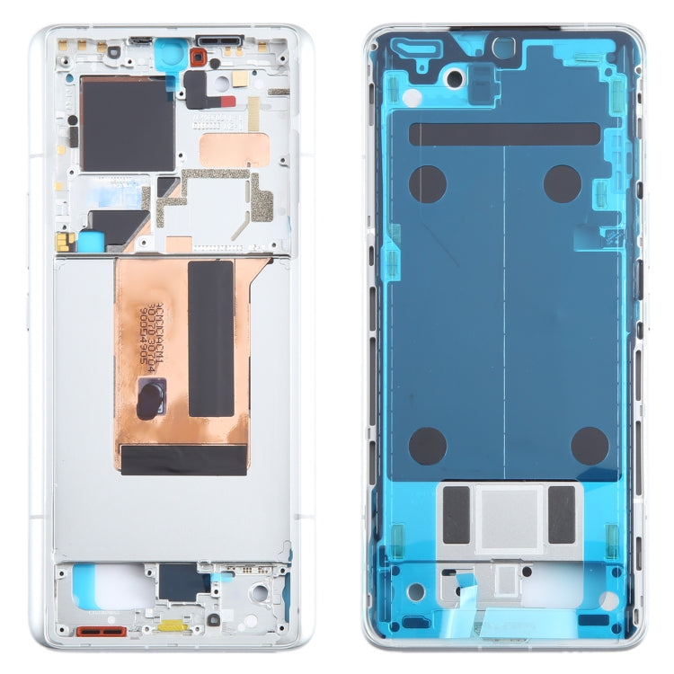For Xiaomi 13 Ultra Original Front Housing LCD Frame Bezel Plate (Silver) - Frame Bezel Plate by PMC TechLife | Online Shopping South Africa | PMC TechLife