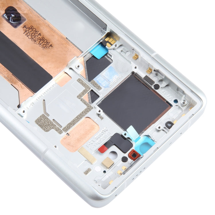 For Xiaomi 13 Ultra Original Front Housing LCD Frame Bezel Plate (Silver) - Frame Bezel Plate by PMC TechLife | Online Shopping South Africa | PMC TechLife