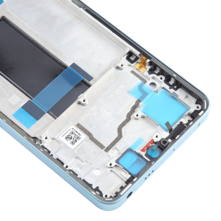 For Xiaomi Redmi Note 13 Pro 5G Original Front Housing LCD Frame Bezel Plate (Blue) - Frame Bezel Plate by PMC TechLife | Online Shopping South Africa | PMC TechLife