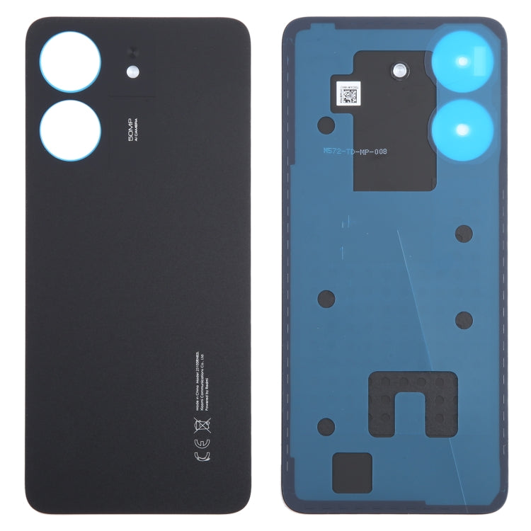 For Xiaomi Redmi 13C Original Battery Back Cover(Black) - Back Cover by PMC TechLife | Online Shopping South Africa | PMC TechLife