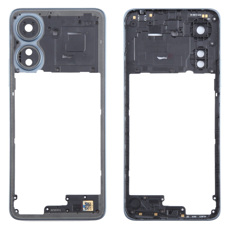 For Xiaomi Redmi 13C 4G Original Middle Frame Bezel Plate (Blue) - Frame Bezel Plate by PMC TechLife | Online Shopping South Africa | PMC TechLife | Buy Now Pay Later Mobicred