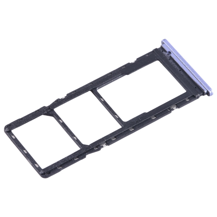 For Tecno Spark Go 2022 SIM Card Tray + SIM Card Tray + Micro SD Card Tray (Purple) - Card Tray by PMC TechLife | Online Shopping South Africa | PMC TechLife