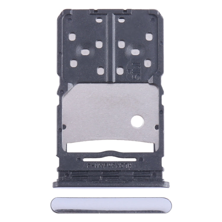 For Tecno Camon 20 SIM Card Tray + Micro SD Card Tray (Silver) - free shipping - PMc TechLife - Order now!