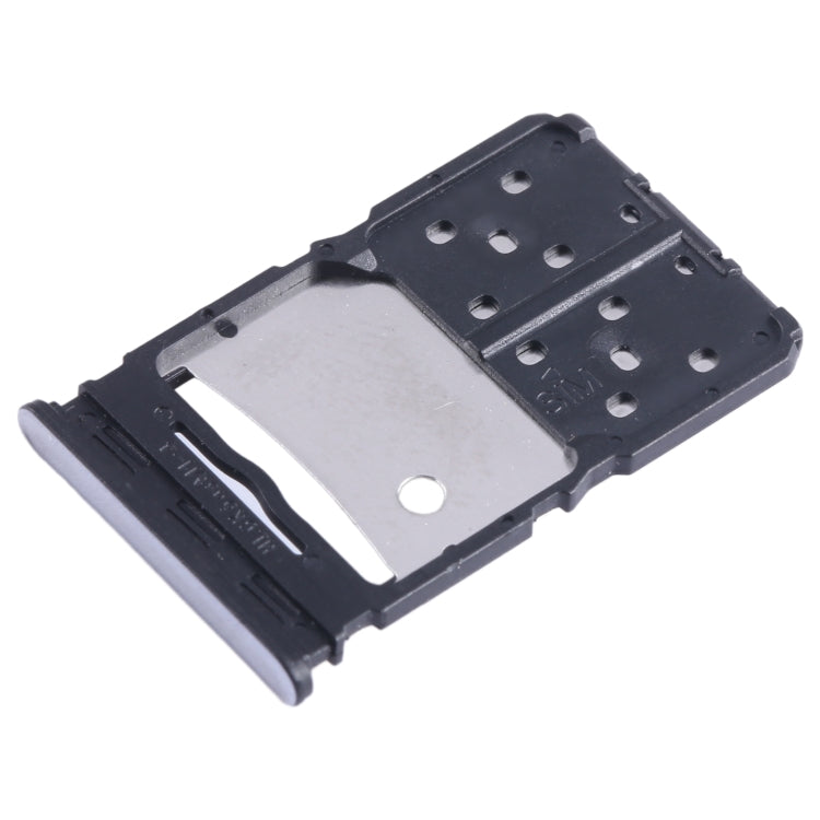 For Tecno Camon 20 SIM Card Tray + Micro SD Card Tray (Silver) - free shipping - PMc TechLife - Order now!