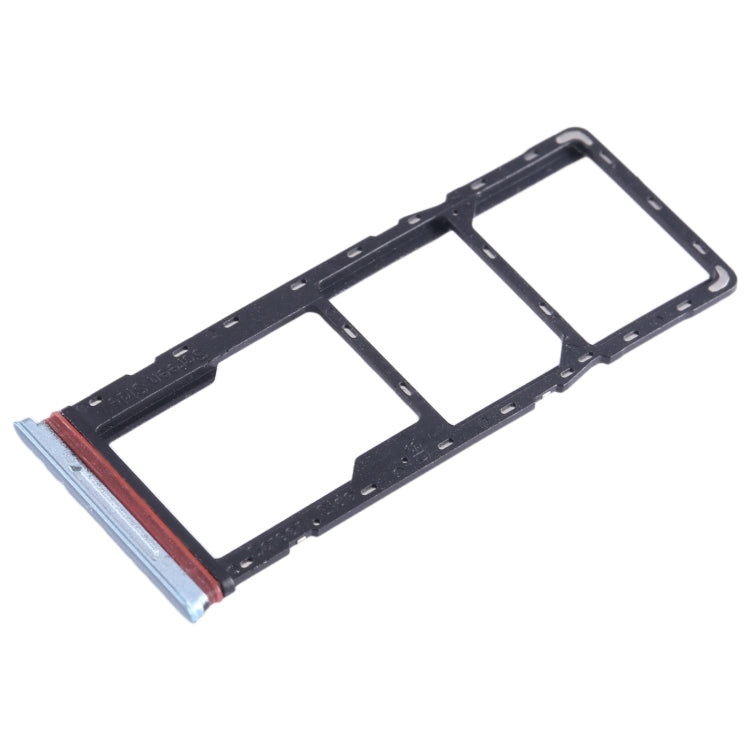 For Infinix Hot 11 X662 SIM Card Tray + SIM Card Tray + Micro SD Card Tray (Silver) - Card Tray by PMC TechLife | Online Shopping South Africa | PMC TechLife