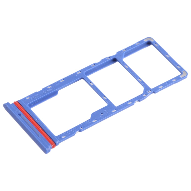 For Infinix Smart 6 HD X6512 SIM Card Tray + SIM Card Tray + Micro SD Card Tray (Dark Blue) - Card Tray by PMC TechLife | Online Shopping South Africa | PMC TechLife