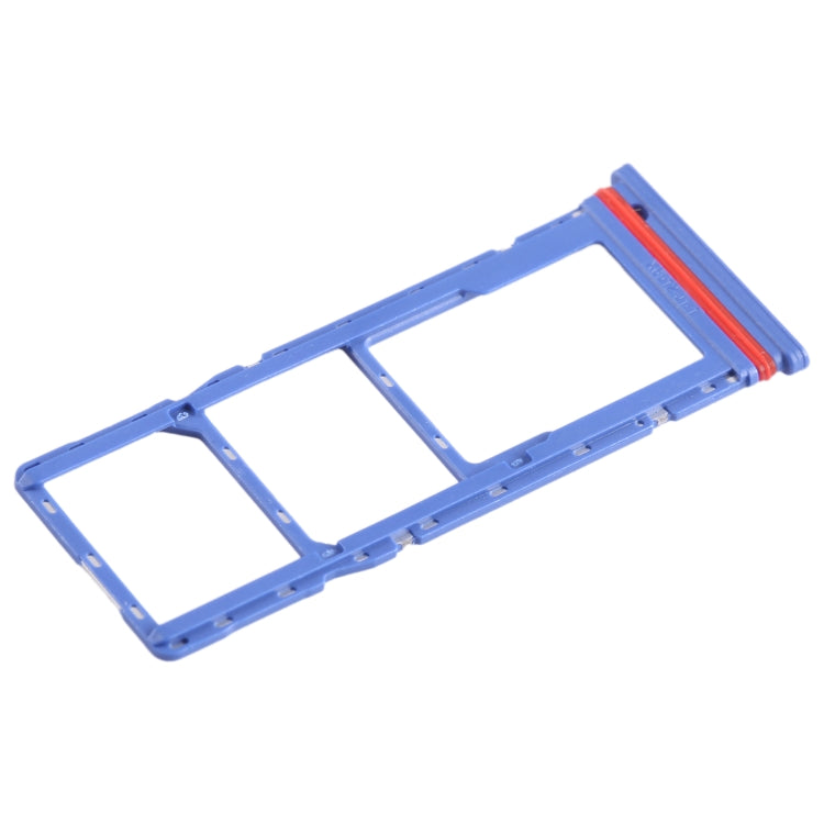 For Infinix Smart 6 HD X6512 SIM Card Tray + SIM Card Tray + Micro SD Card Tray (Dark Blue) - Card Tray by PMC TechLife | Online Shopping South Africa | PMC TechLife