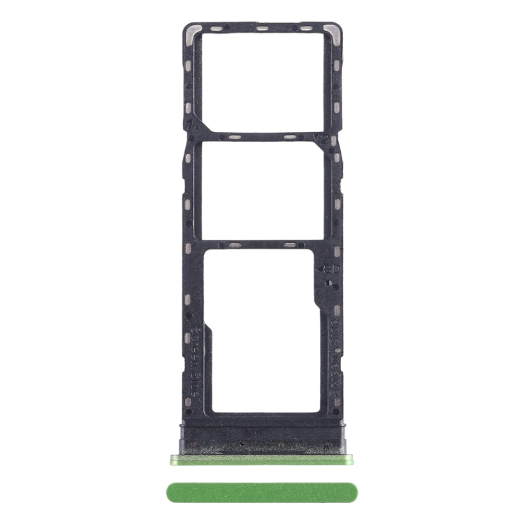 For Infinix Hot 12 X6817 SIM Card Tray + SIM Card Tray + Micro SD Card Tray (Green) - Card Tray by PMC TechLife | Online Shopping South Africa | PMC TechLife