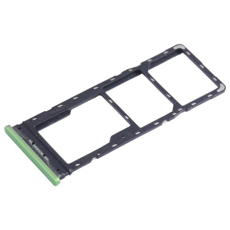 For Infinix Hot 12 X6817 SIM Card Tray + SIM Card Tray + Micro SD Card Tray (Green) - Card Tray by PMC TechLife | Online Shopping South Africa | PMC TechLife