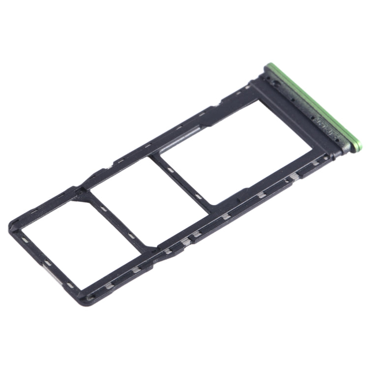 For Infinix Hot 12 X6817 SIM Card Tray + SIM Card Tray + Micro SD Card Tray (Green) - Card Tray by PMC TechLife | Online Shopping South Africa | PMC TechLife