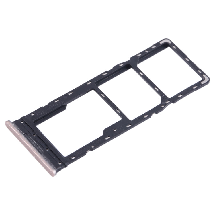 For Infinix Note 12 4G X663 SIM Card Tray + SIM Card Tray + Micro SD Card Tray (Gold) - Card Tray by PMC TechLife | Online Shopping South Africa | PMC TechLife