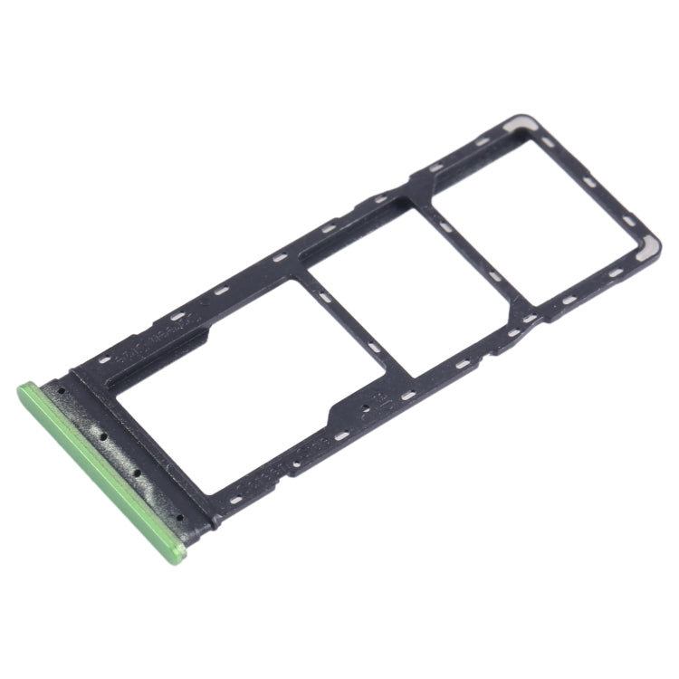 For Infinix Hot 12 Play SIM Card Tray + SIM Card Tray + Micro SD Card Tray (Green) - Card Tray by PMC TechLife | Online Shopping South Africa | PMC TechLife