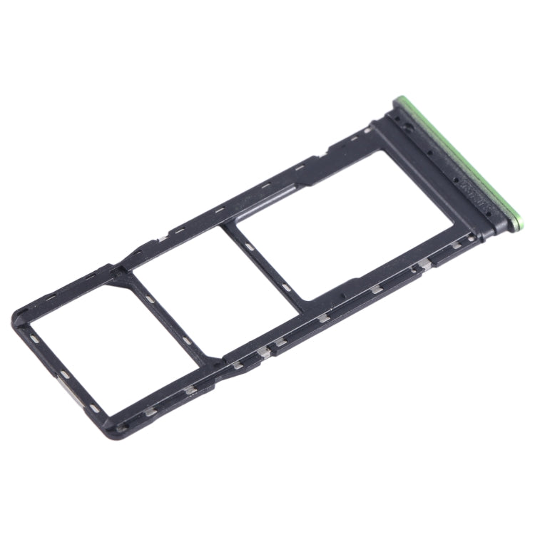 For Infinix Hot 12 Play NFC X6816C SIM Card Tray + SIM Card Tray + Micro SD Card Tray (Green) - Card Tray by PMC TechLife | Online Shopping South Africa | PMC TechLife