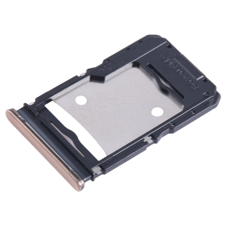 For Infinix Zero 20 X6821 SIM Card Tray + SIM Card Tray + Micro SD Card Tray (Gold) - Card Tray by PMC TechLife | Online Shopping South Africa | PMC TechLife