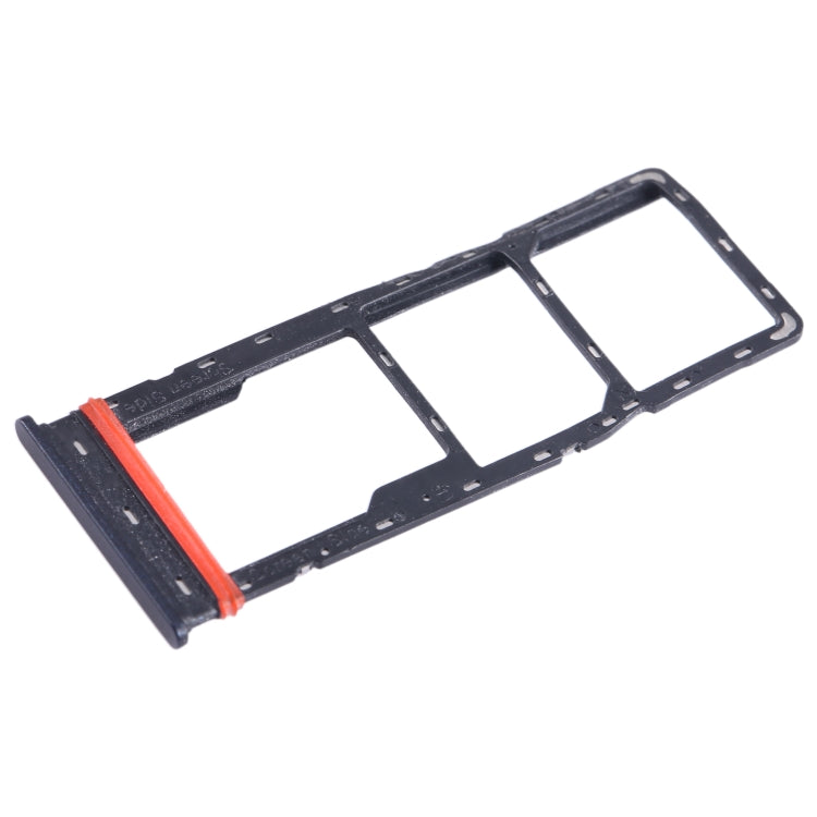 For Infinix Smart 7 X6515 SIM Card Tray + SIM Card Tray + Micro SD Card Tray (Black) - Card Tray by PMC TechLife | Online Shopping South Africa | PMC TechLife