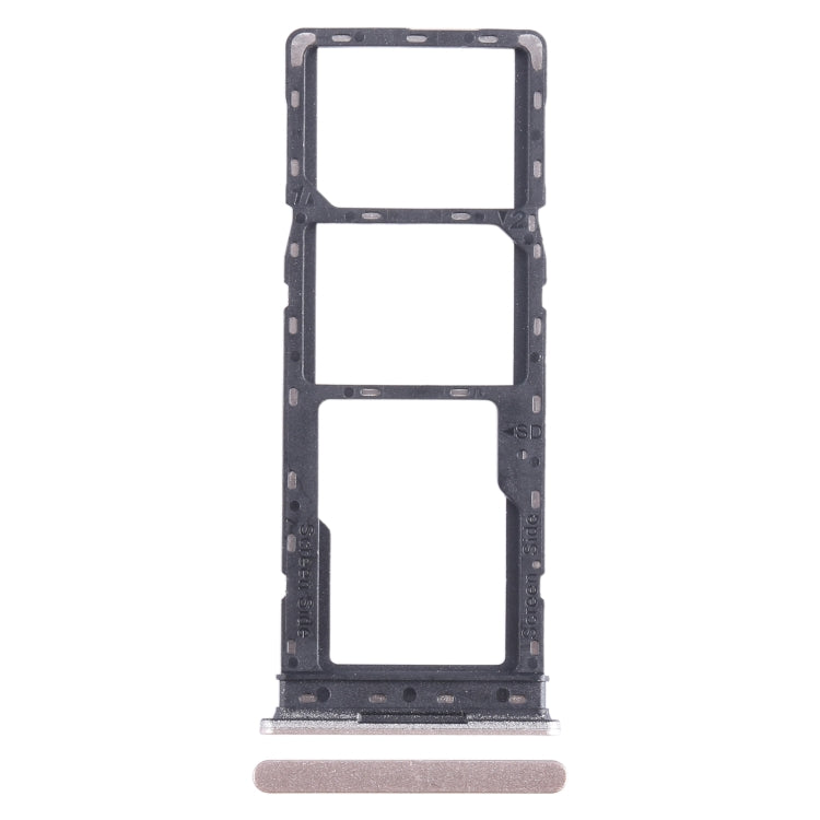 For Infinix Hot 30i X669 SIM Card Tray + SIM Card Tray + Micro SD Card Tray (Gold) - Card Tray by PMC TechLife | Online Shopping South Africa | PMC TechLife