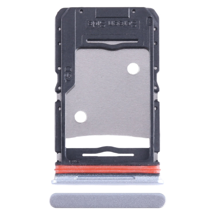 For Infinix Note 12 Pro 4G SIM Card Tray + SIM Card Tray + Micro SD Card Tray (Silver) - Card Tray by PMC TechLife | Online Shopping South Africa | PMC TechLife