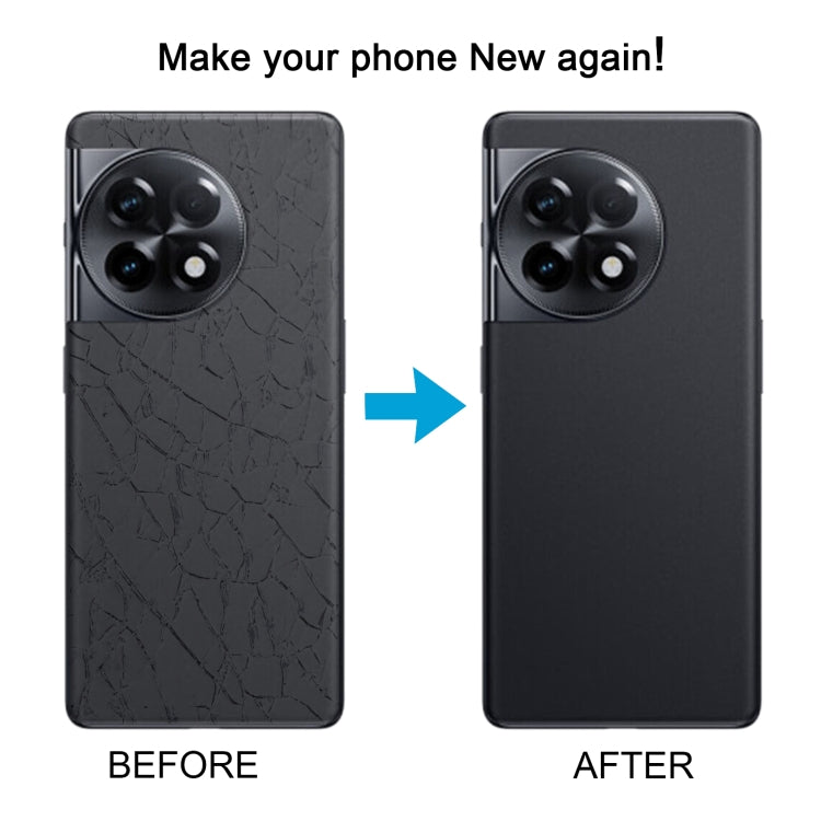 For OnePlus ACE 2 PHK110 Battery Glass Back Cover(Black) - Back Cover by PMC TechLife | Online Shopping South Africa | PMC TechLife