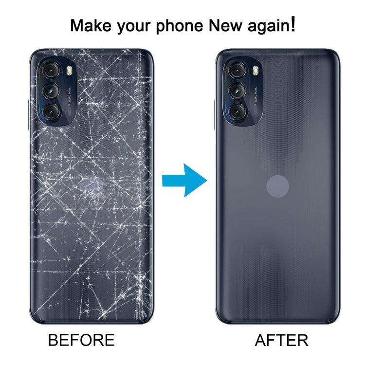 For Motorola Moto G 2022 Original Battery Back Cover(Grey) - Back Cover by PMC TechLife | Online Shopping South Africa | PMC TechLife | Buy Now Pay Later Mobicred