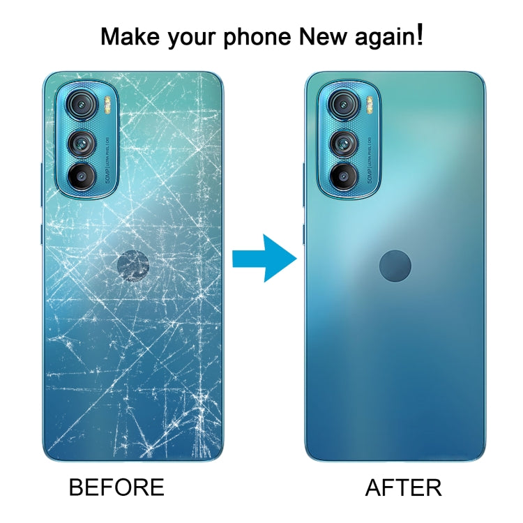 For Motorola Edge 30 Original Battery Back Cover(Blue) - Back Cover by PMC TechLife | Online Shopping South Africa | PMC TechLife