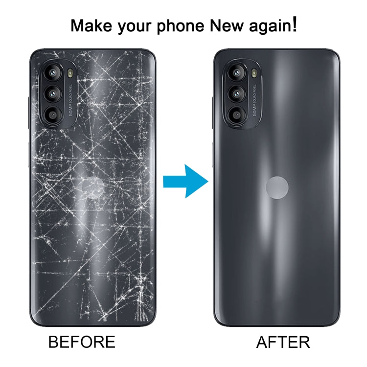 For Motorola Moto G52 Original Battery Back Cover(White) - Back Cover by PMC TechLife | Online Shopping South Africa | PMC TechLife