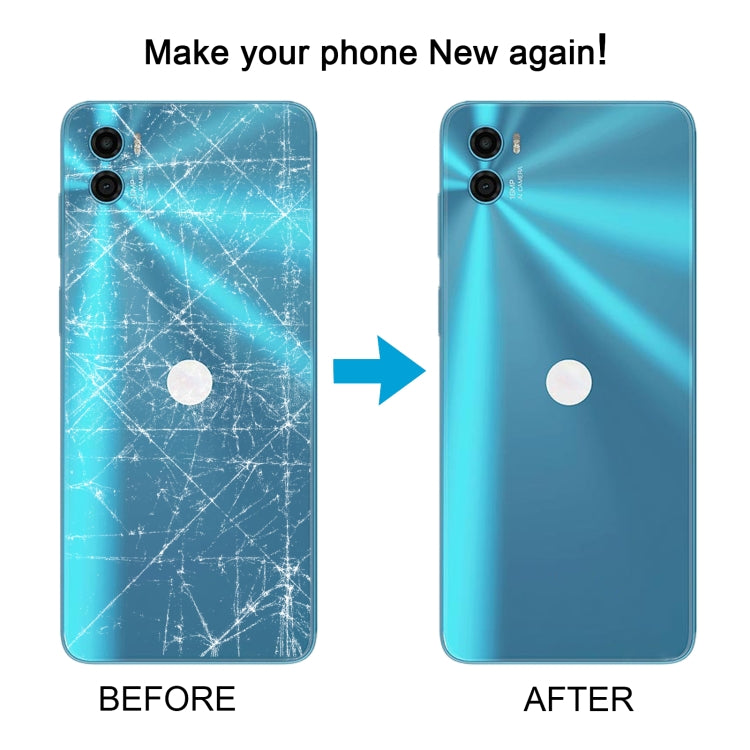 For Motorola Moto E22s Original Battery Back Cover(Blue) - Back Cover by PMC TechLife | Online Shopping South Africa | PMC TechLife