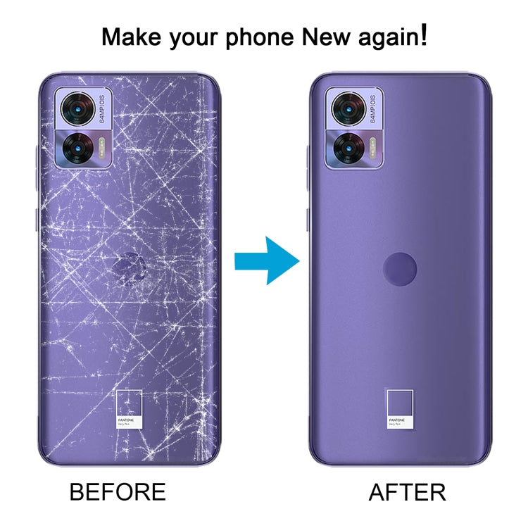 For Motorola Edge 30 Neo Original Battery Back Cover(Blue) - Back Cover by PMC TechLife | Online Shopping South Africa | PMC TechLife