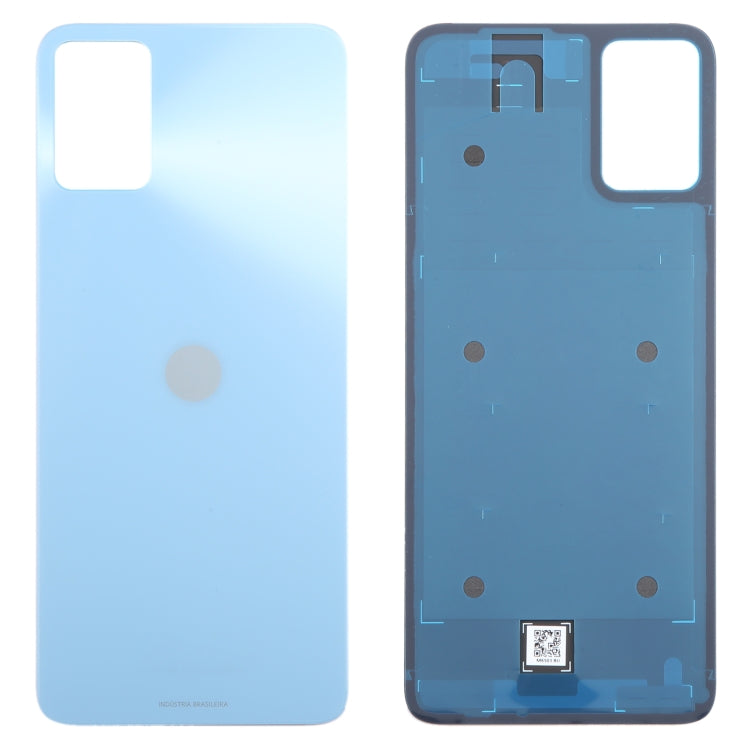 For Motorola Moto E22 Original Battery Back Cover(Light Blue) - Back Cover by PMC TechLife | Online Shopping South Africa | PMC TechLife