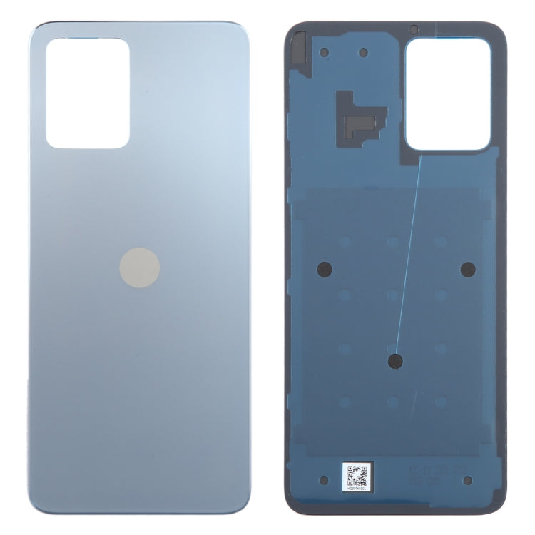 For Motorola Moto G53 Original Battery Back Cover(Silver) - Back Cover by PMC TechLife | Online Shopping South Africa | PMC TechLife