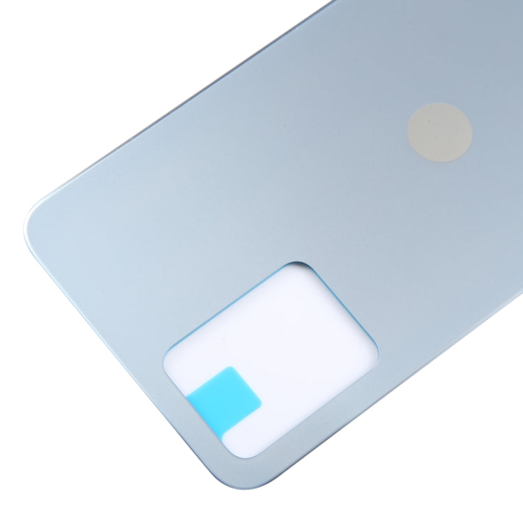 For Motorola Moto G53 Original Battery Back Cover(Silver) - Back Cover by PMC TechLife | Online Shopping South Africa | PMC TechLife