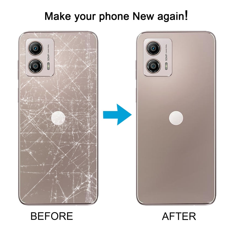 For Motorola Moto G53 Original Battery Back Cover(Black) - Back Cover by PMC TechLife | Online Shopping South Africa | PMC TechLife