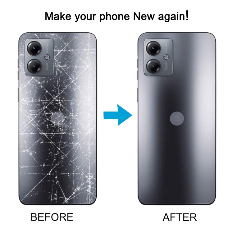 For Motorola Moto G14 Original Battery Back Cover(Black) - Back Cover by PMC TechLife | Online Shopping South Africa | PMC TechLife