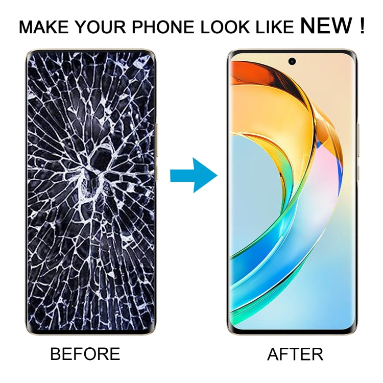 For Honor X50 Original LCD Screen Digitizer Full Assembly with Frame (Silver) - LCD Screen by PMC TechLife | Online Shopping South Africa | PMC TechLife